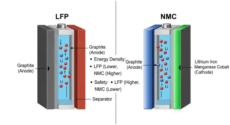 Comparative Analysis: LFP vs NMC Batteries in Indian Conditions