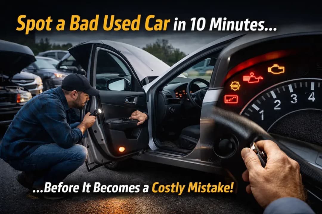 How to Spot a Bad Used Car in 10 Minutes Even If You're Not a Car Expert