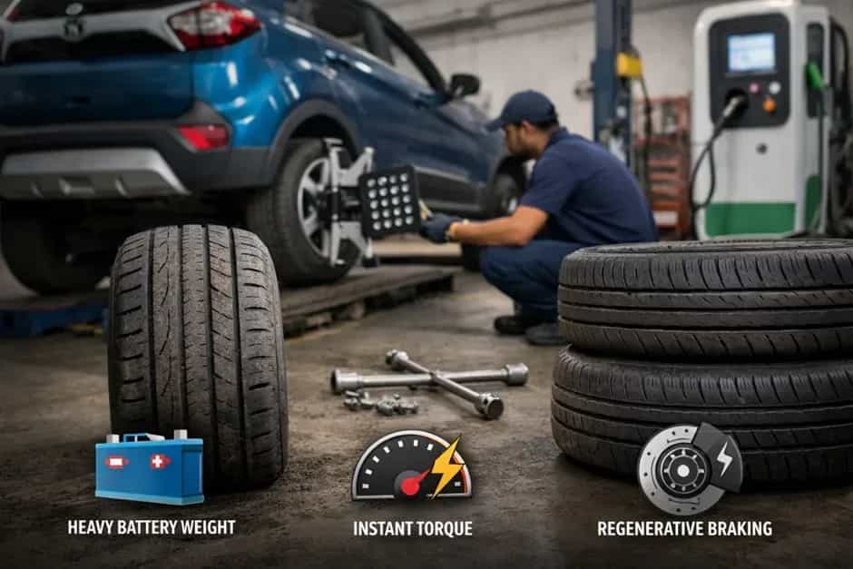 Why EV Tires Wear Out Faster and What Engineers Are Doing About It